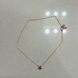 Cute gold necklace